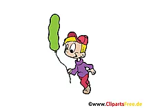 Luftballon Bild, Clipart, Illustration, Grafik, Zeichnung kostenlos