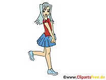 Manga Females Clip Art