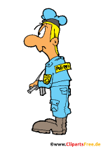 Polizeibeamter Clipart, Bild, Illustration