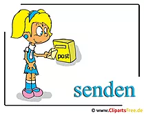 Post Cliparts free Brief senden