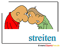 Streiten Clipart free Emotionen