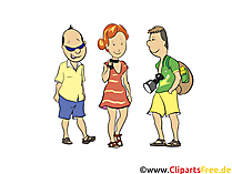 Urlauber - Menschen, Menschenbilder, Cliparts Menschen