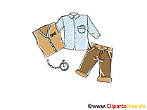 Herrenmode Clipart, Bild, Illustration, Grafik,  Image kostenlos