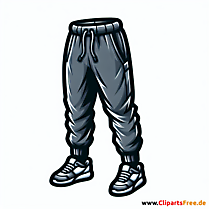 Jogginghose Clipart - Bilder zum Thema Kleidung