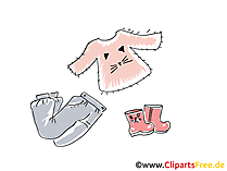 Mädchen Mode Clipart, Bild, Illustration, Grafik,  Image kostenlos