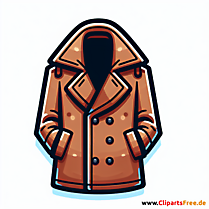 Mantel Clipart - Bilder zum Thema Kleidung