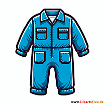 Overall Clipart - Bilder zum Thema Kleidung