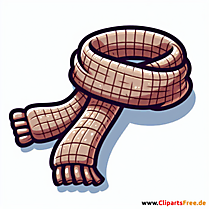 Schal Clipart - Bilder zum Thema Kleidung