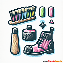 Schuhpflege Clipart