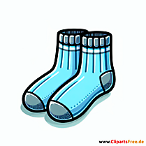 Socken Clipart - Bilder zum Thema Kleidung