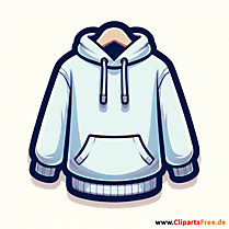 Sweatshirt Clipart - Bilder zum Thema Kleidung