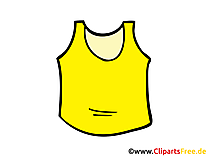 Unterhemd Bild, Clipart, Illustration, Comic, Cartoon gratis
