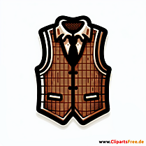 Weste Clipart - Bilder zum Thema Kleidung