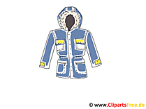 Winterjacke Clipart