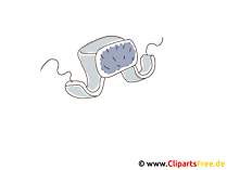 Wintermütze Schapka-Uschanka Bild, Clipart
