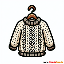 Wollpullover Clipart - Bilder zum Thema Kleidung