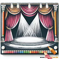 Bühne Clipart