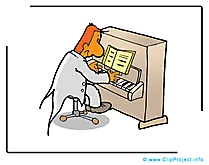 Klavier Cartoon Bild-Clipart free