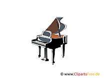 Klavier, Flügel Bild, Clipart - Kostenlose Bilder herunterladen