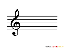 Notenschlüssel Bild