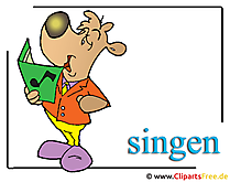 Singen Clipart Lied