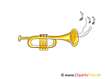 Trompete Cliparts, Bilder gratis