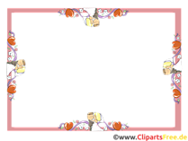 Cliparts gratis Bilderrahmen für Hochzeitsfotos