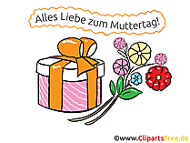 Geschenk zum Muttertag - Grußkarte, Bild, eCard
