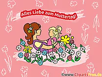 Glükwunschkarte zum Muttertag