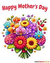 Mother's Day greeting card sa English