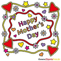 Haz tus propias tarjetas para el Día de la Madre con nuestros clipart