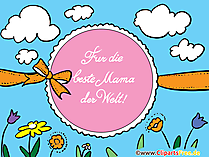 Mutter Tag Glückwunschkarten, Bilder, Cliparts