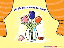 Muttertagsgeschenke selbst basteln zum Muttertag z. B. Grusskarten