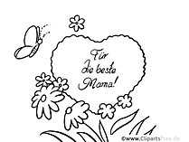 Ideas para el Día de la Madre: imprimir, colorear, regalar tarjetas de felicitación