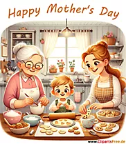 Belo cartão para o Dia das Mães