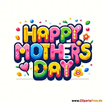 Text colorit Feliç Dia de la Mare