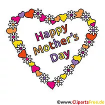Feliz dia de las madres clipart