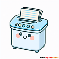 Aktenvernichter Clipart - Bilder zum Thema Bürobedarf