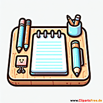 Arbeitsplatz Clipart - Bilder zum Thema Bürobedarf