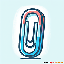 Büroklammer Clip Art - Bilder zum Thema Bürobedarf