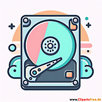 Festplatte Clipart - Bilder zum Thema Bürobedarf