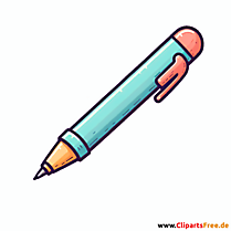 Kugelschreiber Clip Art - Bilder zum Thema Bürobedarf