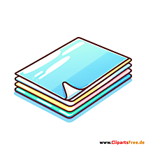 Laminierfolien Clipart - Bilder zum Thema Bürobedarf