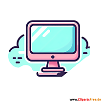 Monitor Clipart - Bilder zum Thema Bürobedarf
