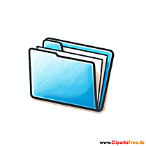 Ordner Clipart - Bilder zum Thema Bürobedarf