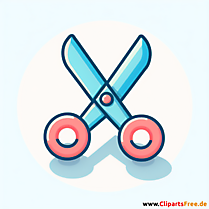 Schere Clipart - Bilder zum Thema Bürobedarf