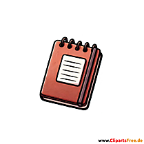 Schreibblock Clipart - Bilder zum Thema Bürobedarf