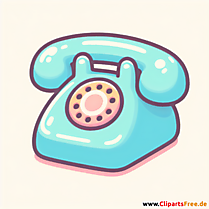 Telefon Clipart - Bilder zum Thema Bürobedarf
