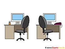 Büromöbel Bilder - Clipart