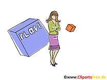 Chefin Clipart, Grafik, Bild, Cartoon
